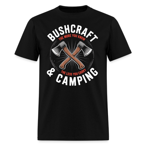 Bushcraft And Camping - Tshirt - black