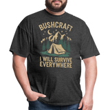 Bushcraft I Will Survive Everywhere - Tshirt - heather black