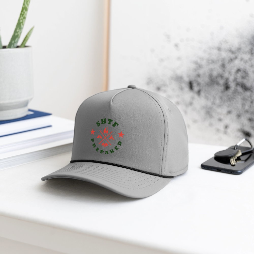 SHTF Prepared - Rope Cap - gray/black