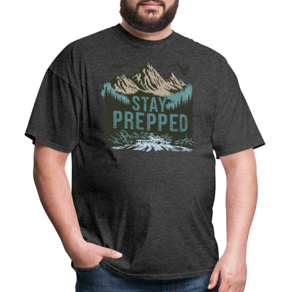 Stay Prepped - Tshirt - heather black