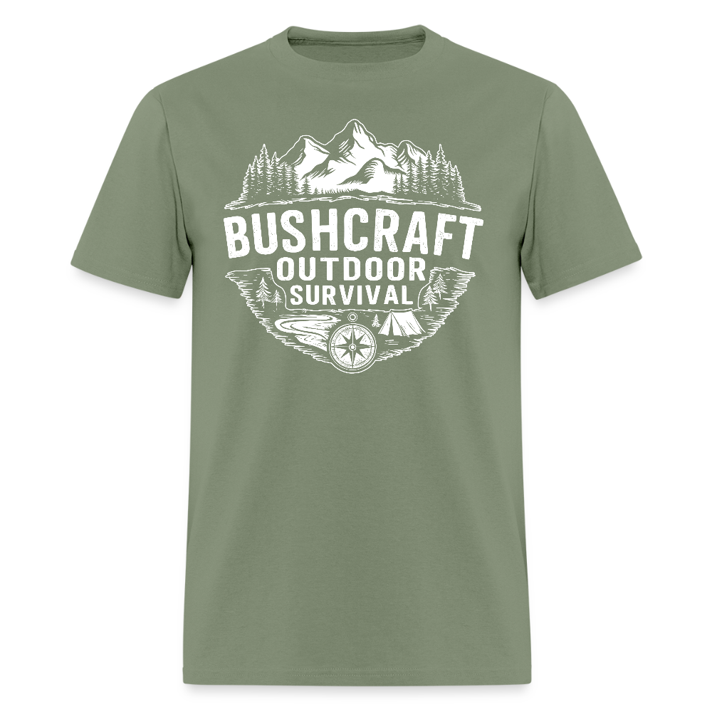 Bushcraft Outdoor Survival - Tshirt - military green