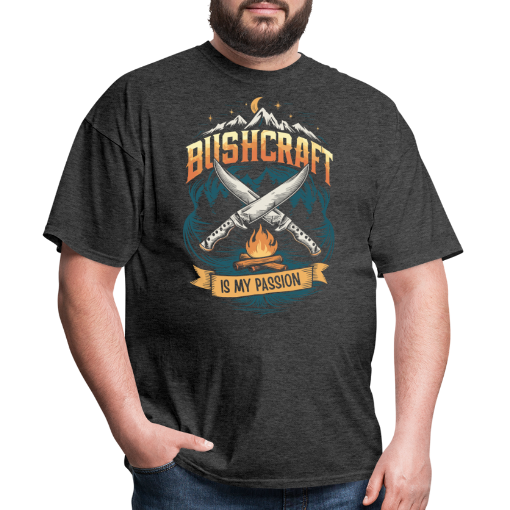 Bushcraft Is My Passion - Tshirt - heather black