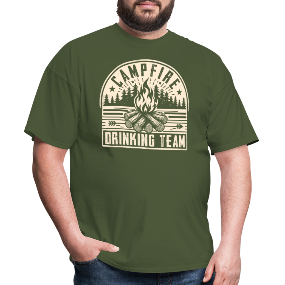 Campfire Drinking Team - Tshirt - military green