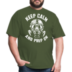 Keep Calm And Prep On - Tshirt - military green