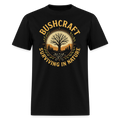 Bushcraft Surviving In Nature - Tshirt - black