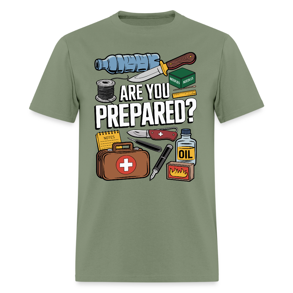 Are You Prepared - Tshirt - military green