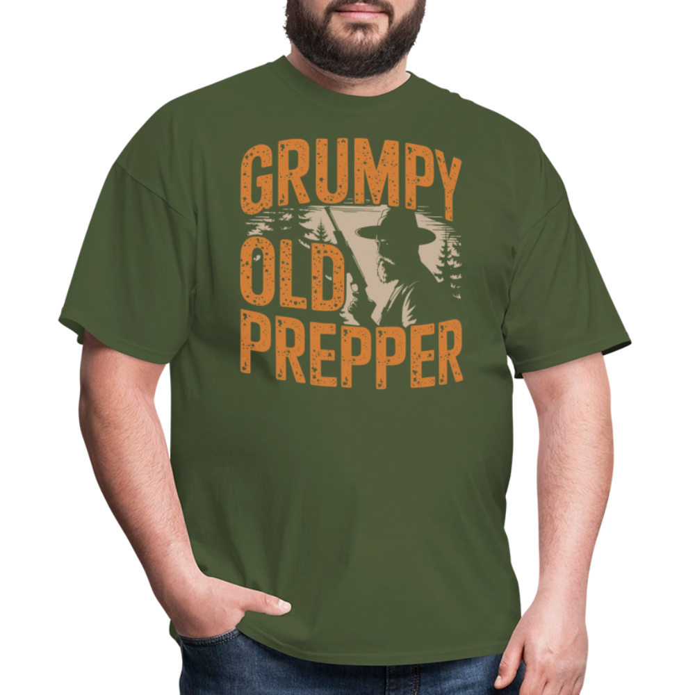 Grumpy Old Prepper - Tshirt - military green