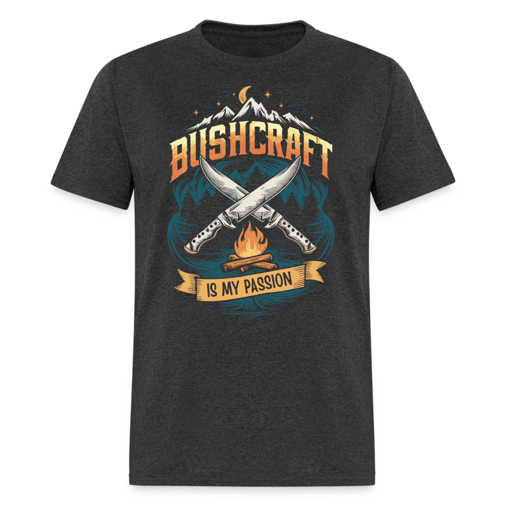 Bushcraft Is My Passion - Tshirt - heather black