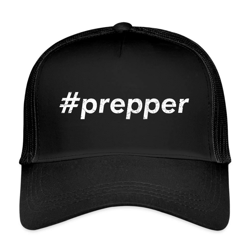 #prepper - Trucker Cap - black/black