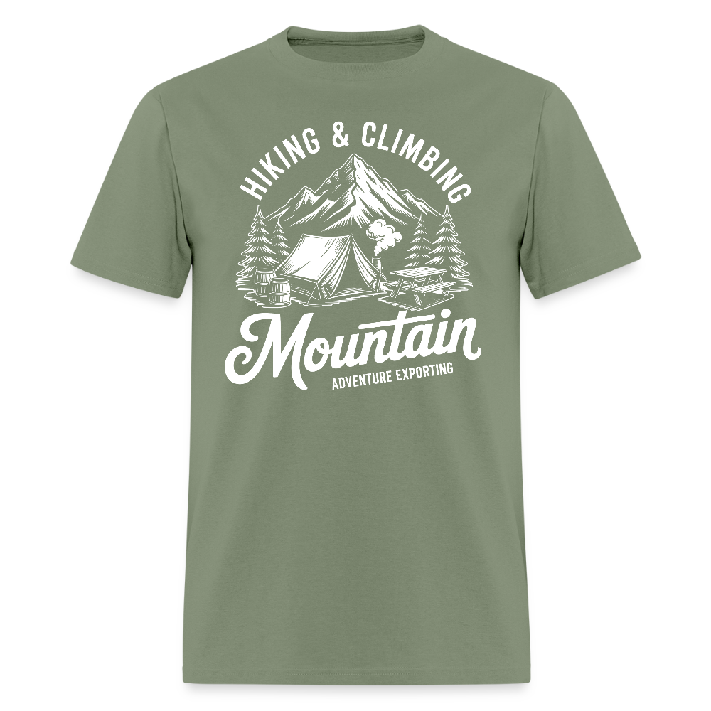 Hiking And Climbing - Tshirt - military green
