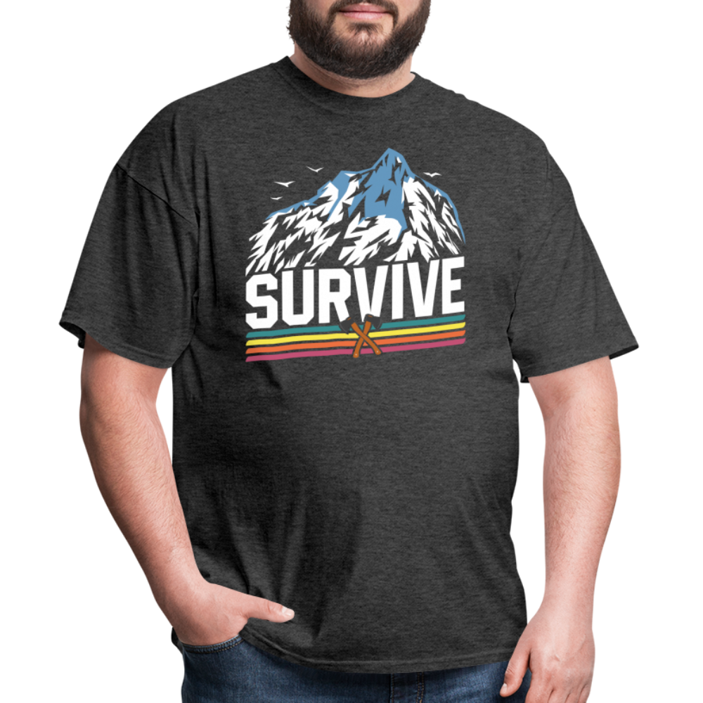 Survive - Tshirt - heather black