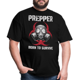 Prepper Born To Survive - Tshirt - black