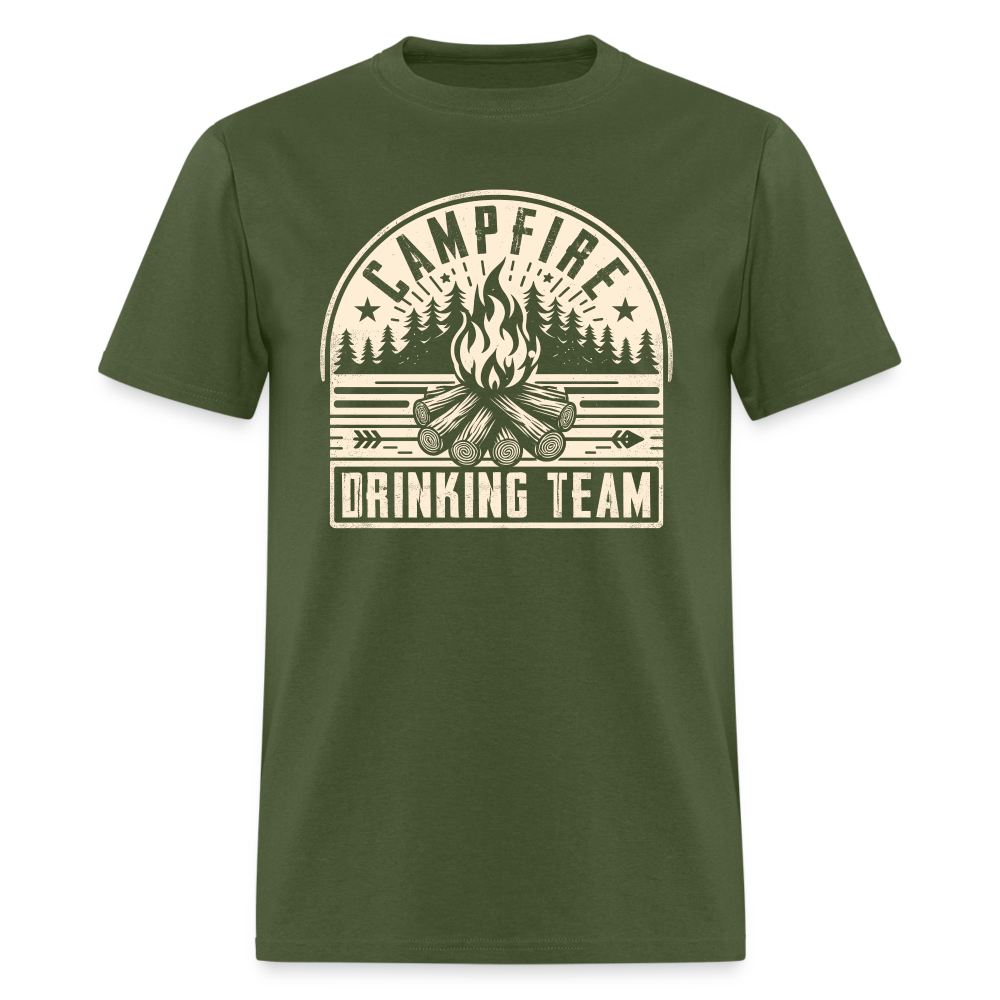 Campfire Drinking Team - Tshirt - military green