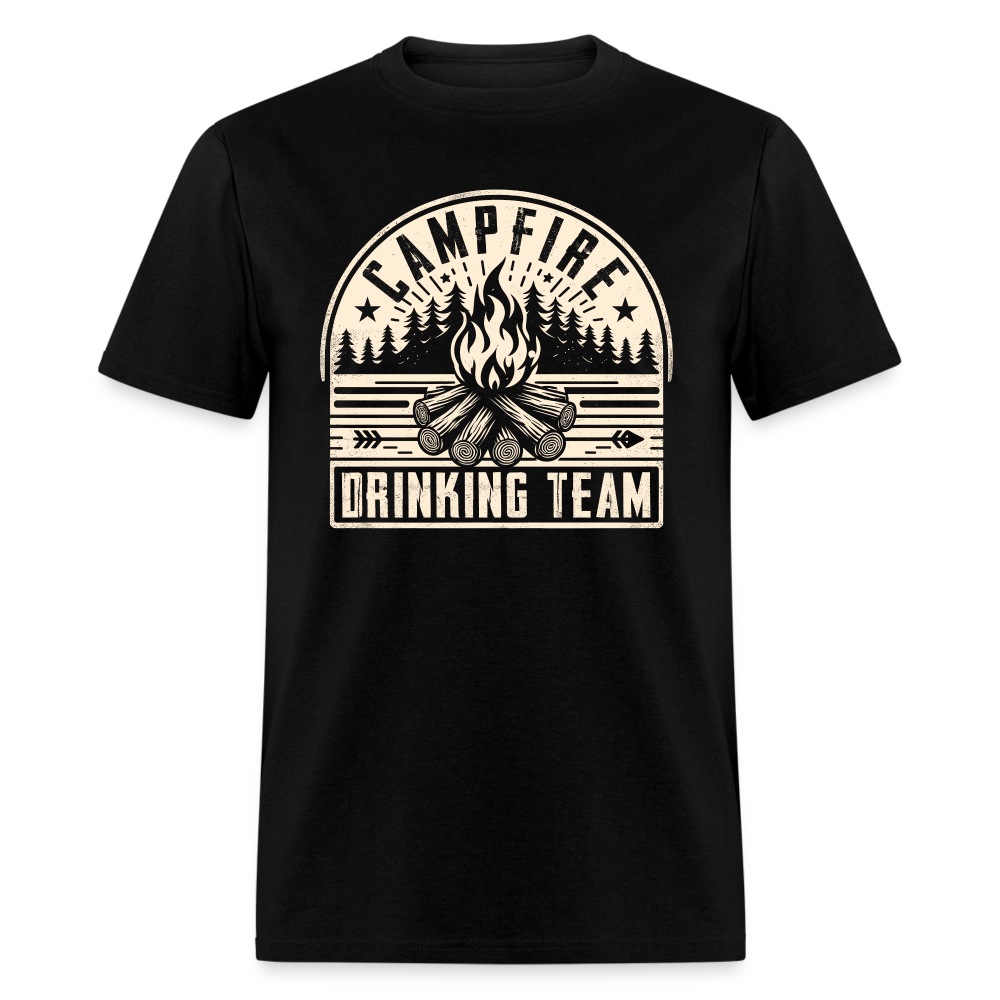 Campfire Drinking Team - Tshirt - black