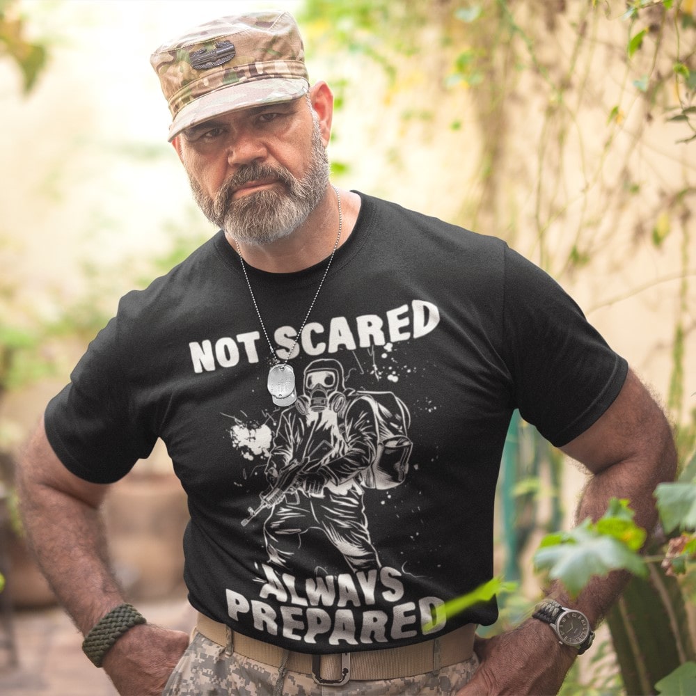 Not Scared Prepared Prepper - Tshirt