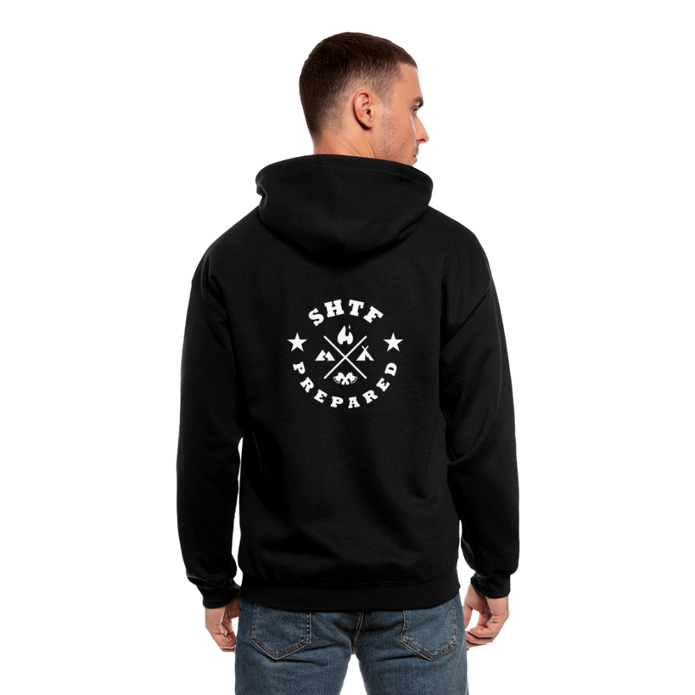 SHTF Prepared - Men's Zip Hoodie - black