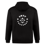 SHTF Prepared - Men's Zip Hoodie - black