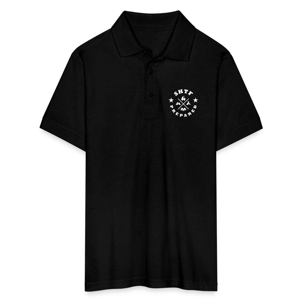SHTF Prepared - Polo Shirt - black