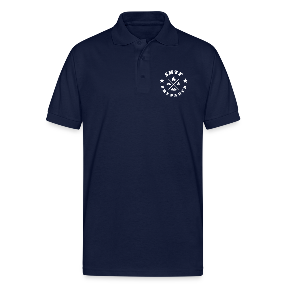 SHTF Prepared - Polo Shirt - navy