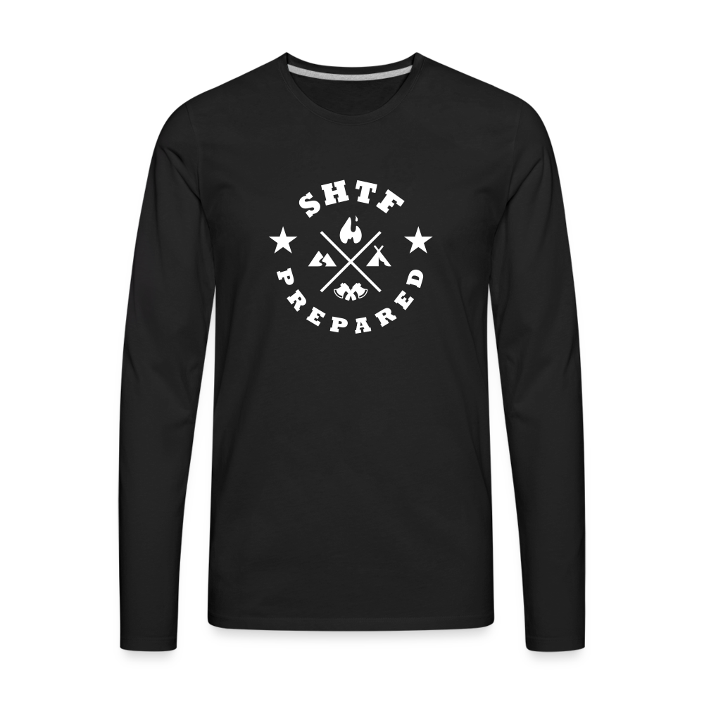 SHTF Prepared -  Long Sleeve T-Shirt - black