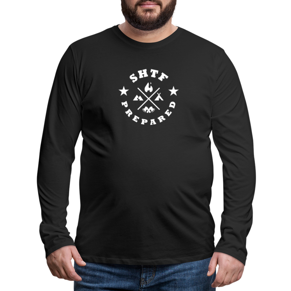 SHTF Prepared -  Long Sleeve T-Shirt - black