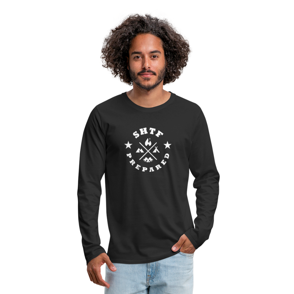 SHTF Prepared -  Long Sleeve T-Shirt - black