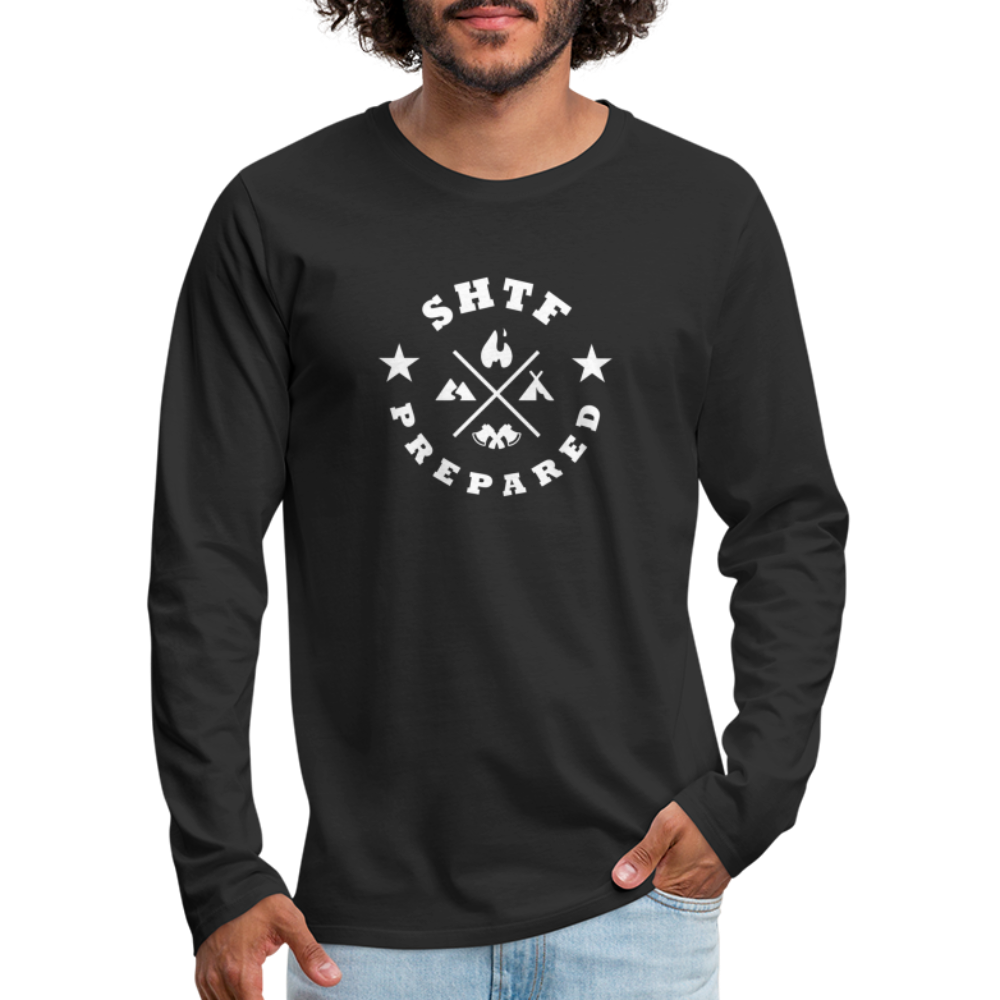 SHTF Prepared -  Long Sleeve T-Shirt - black