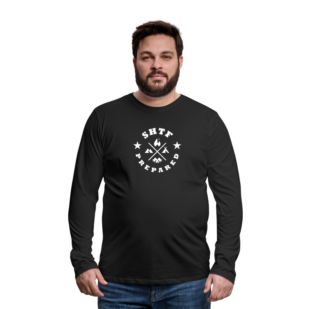 SHTF Prepared -  Long Sleeve T-Shirt - black