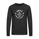 SHTF Prepared -  Long Sleeve T-Shirt - charcoal grey